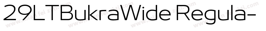 29LTBukraWide Regula字体转换